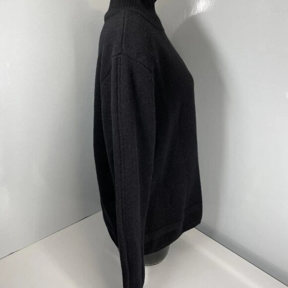 NEW THE KOOPLES Women's Funnel Neck Wool Sweater – Black – Size L – NWT - Picture 8 of 9